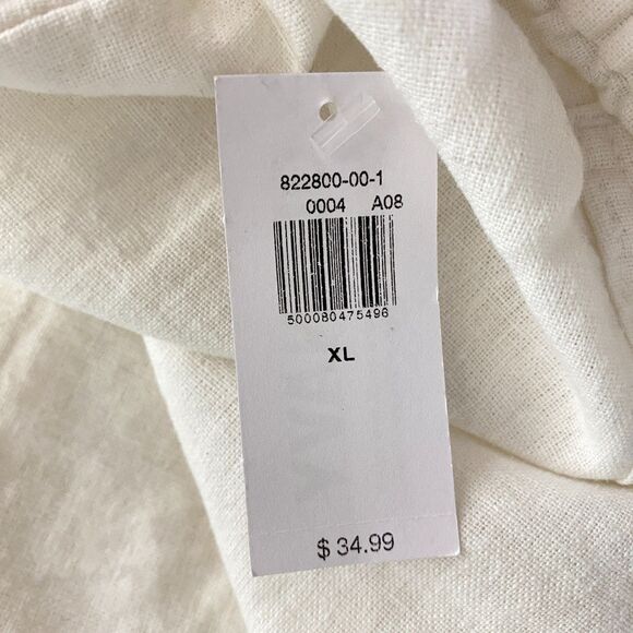 New Old Navy High-Waisted Wide-Leg Linen-Blend Pants Women's Size XL - Picture 3 of 8